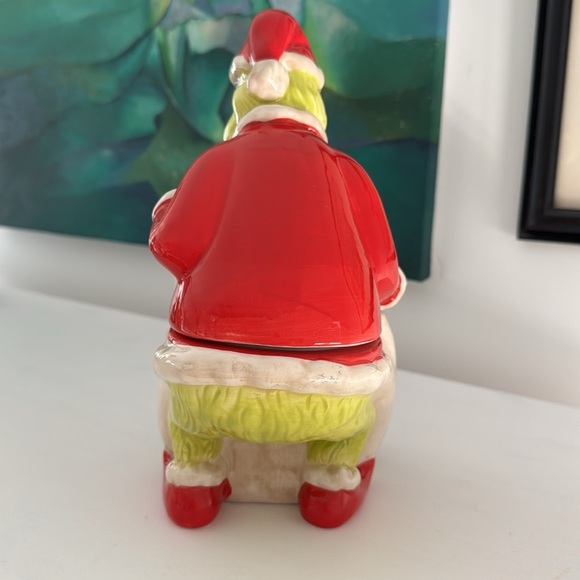 Dr Seuss How the Grinch Stole Christmas Ceramic Cookie Jar - Picture 5 of 9